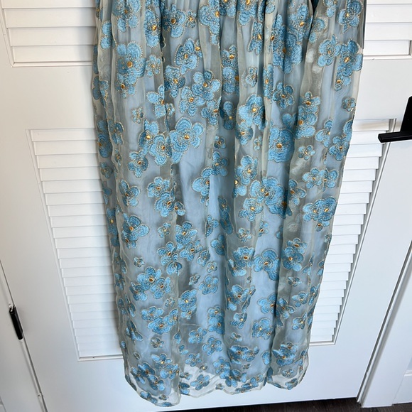 NWT Macgraw blubell organza floral dress - Picture 9 of 17